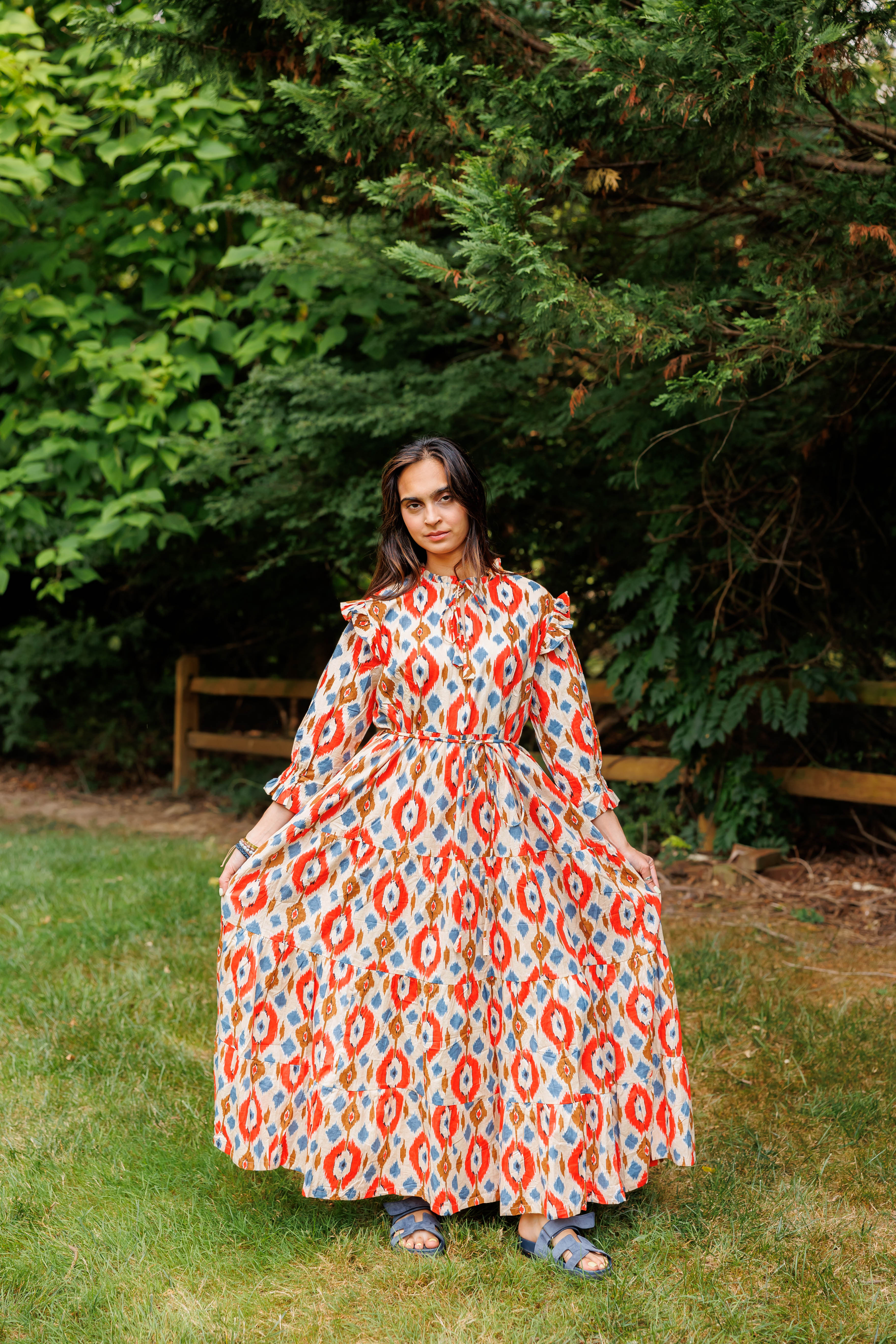 Ikkat O Dress